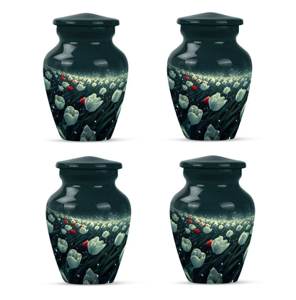 Tulip Theme 3 Inch Keepsake Pack of 4