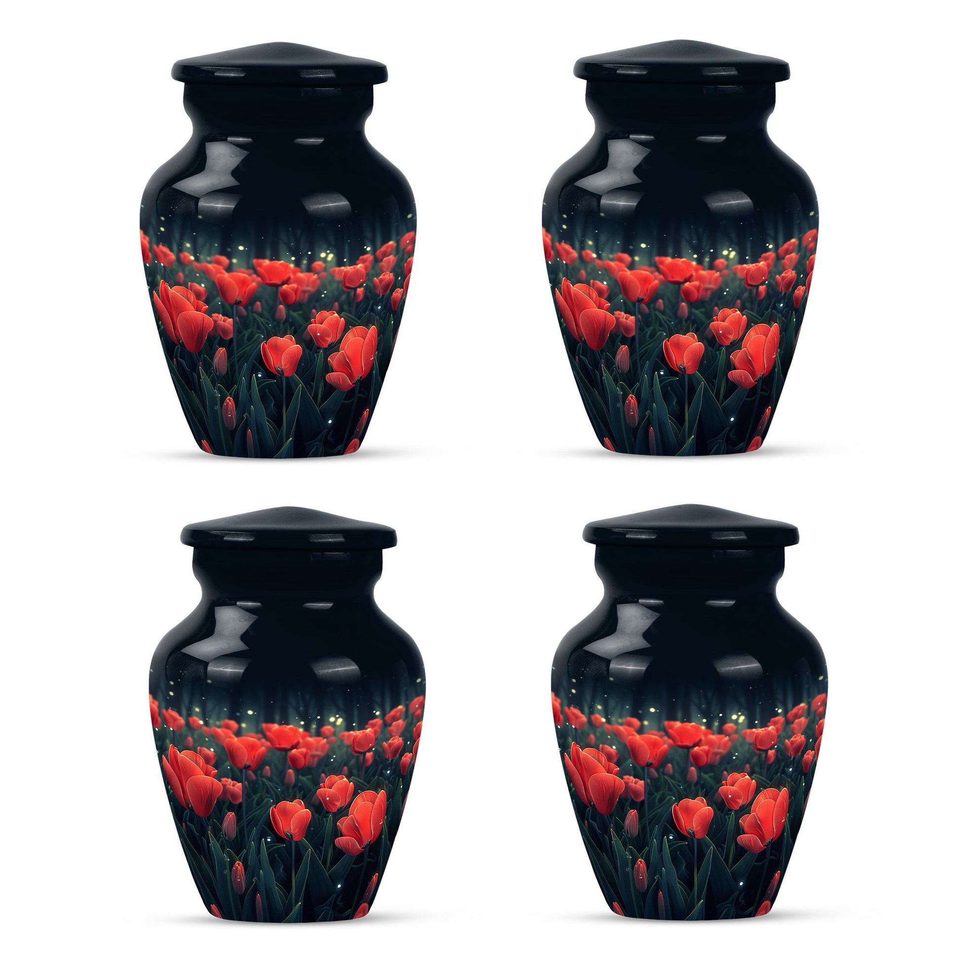 Tulip Theme 3 Inch Keepsake Pack of 4