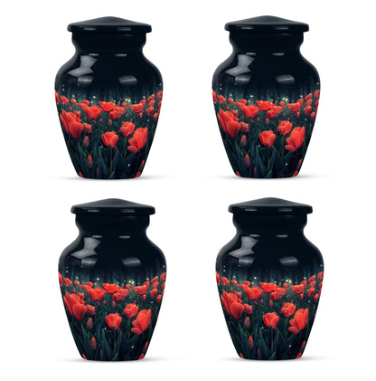 Tulip Theme 3 Inch Keepsake Pack of 4