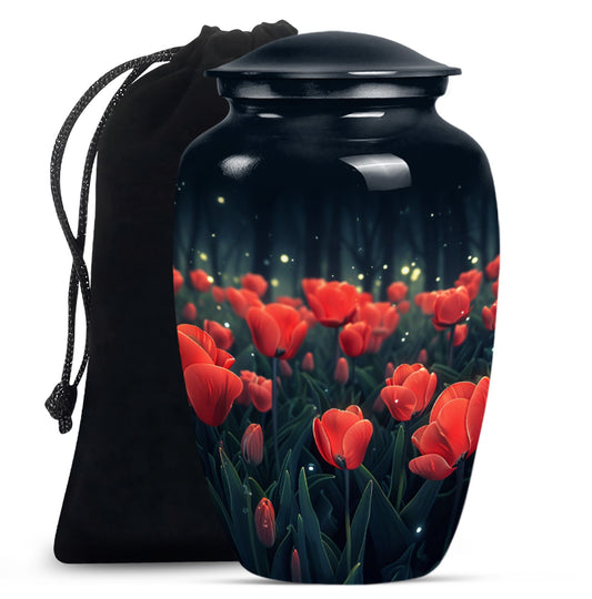 Tulip Theme Large Urn 10 Inch