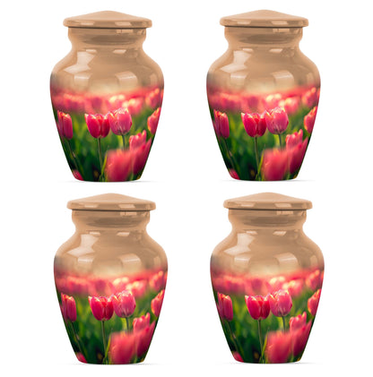 Tulip Theme 3 Inch Keepsake Pack of 4