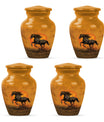 Horse Theme 3 Inch Keepsake Pack of 4