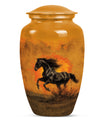 Horse Theme Large Urn 10 Inch