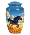 Horse Theme Large Urn 10 Inch