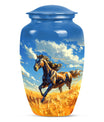Horse Theme Large Urn 10 Inch