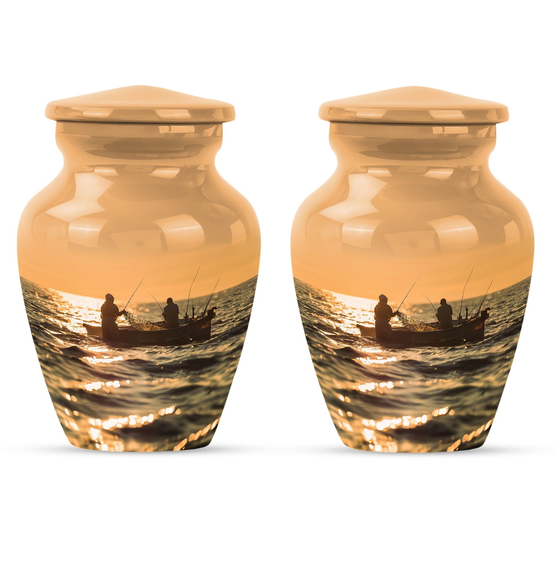 Fishing Theme 3 Inch Keepsake Pack of 2