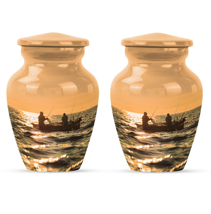 Fishing Theme 3 Inch Keepsake Pack of 2