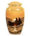 Fishing Theme Large Urn 10 Inch