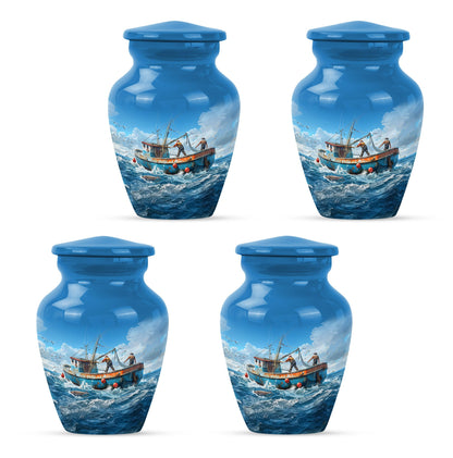 Fishing Theme 3 Inch Keepsake Pack of 4