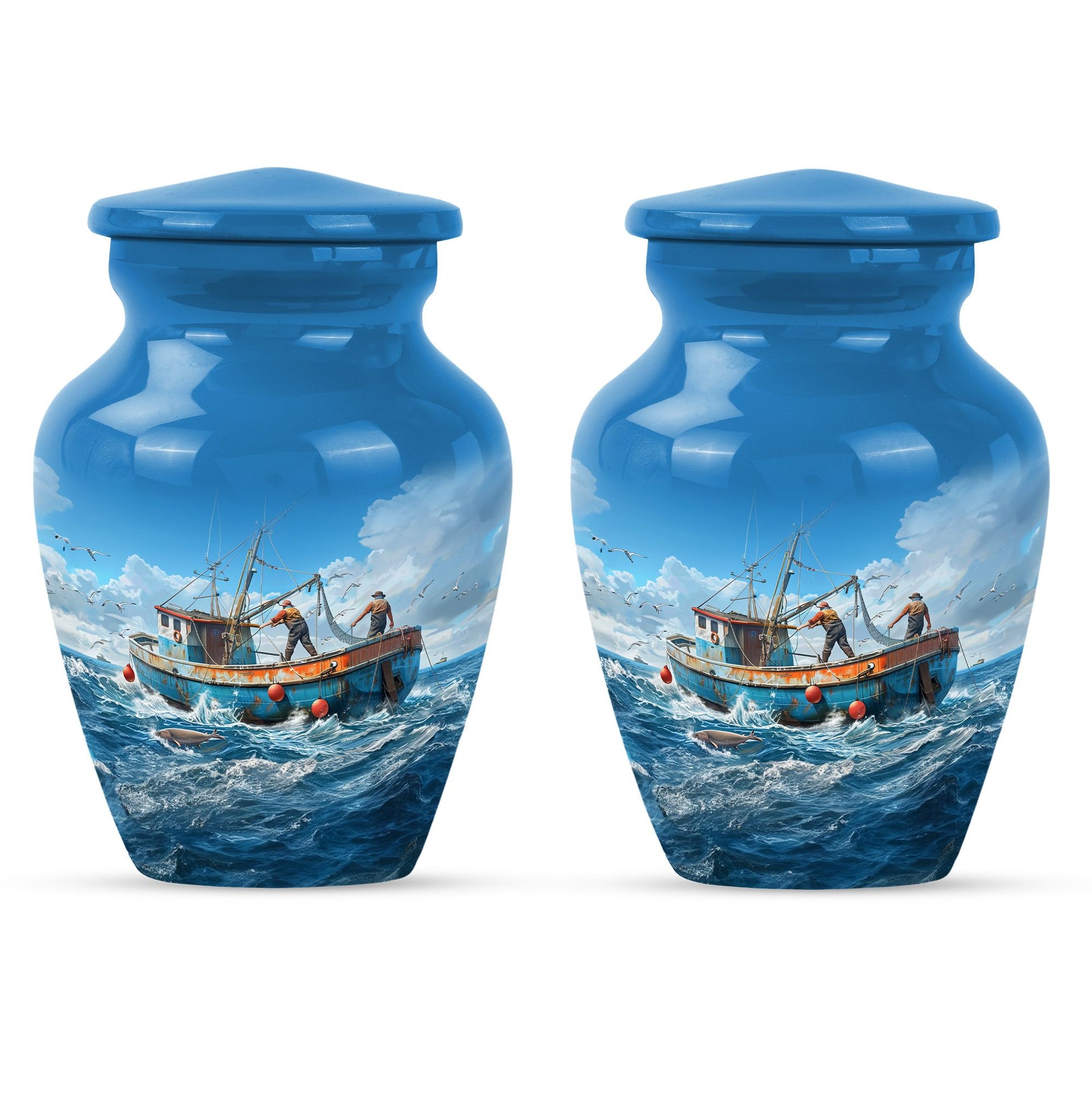 Fishing Theme 3 Inch Keepsake Pack of 2