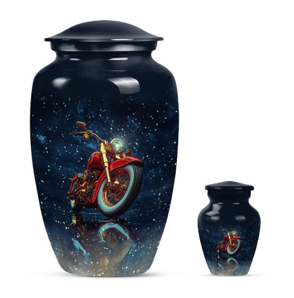 Fishing Theme Large Urn With 1 Keepsake Urn