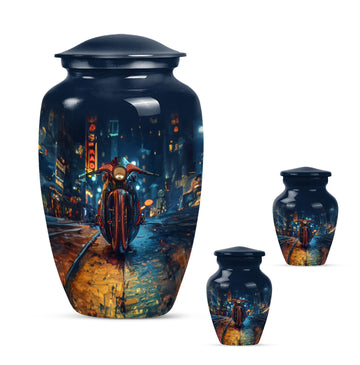 Large Urn With 2 Keepsake Urn