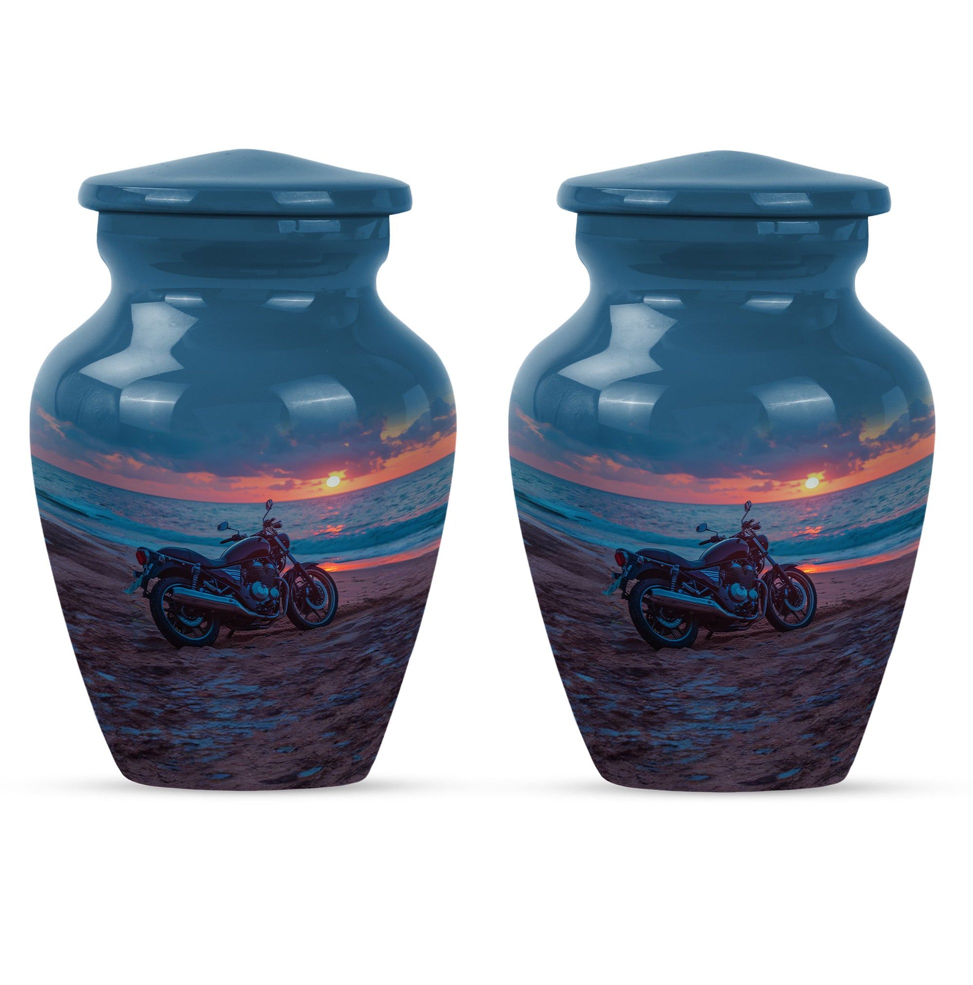 Motorcycle Theme 3 Inch Keepsake Pack of 2