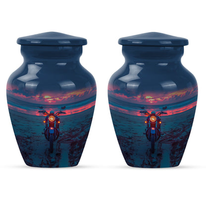 Motorcycle Theme 3 Inch Keepsake Pack of 2