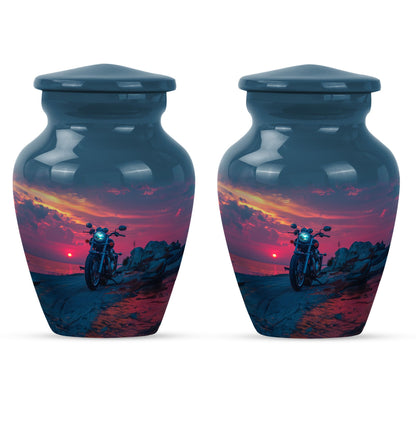 Motorcycle Theme 3 Inch Keepsake Pack of 2