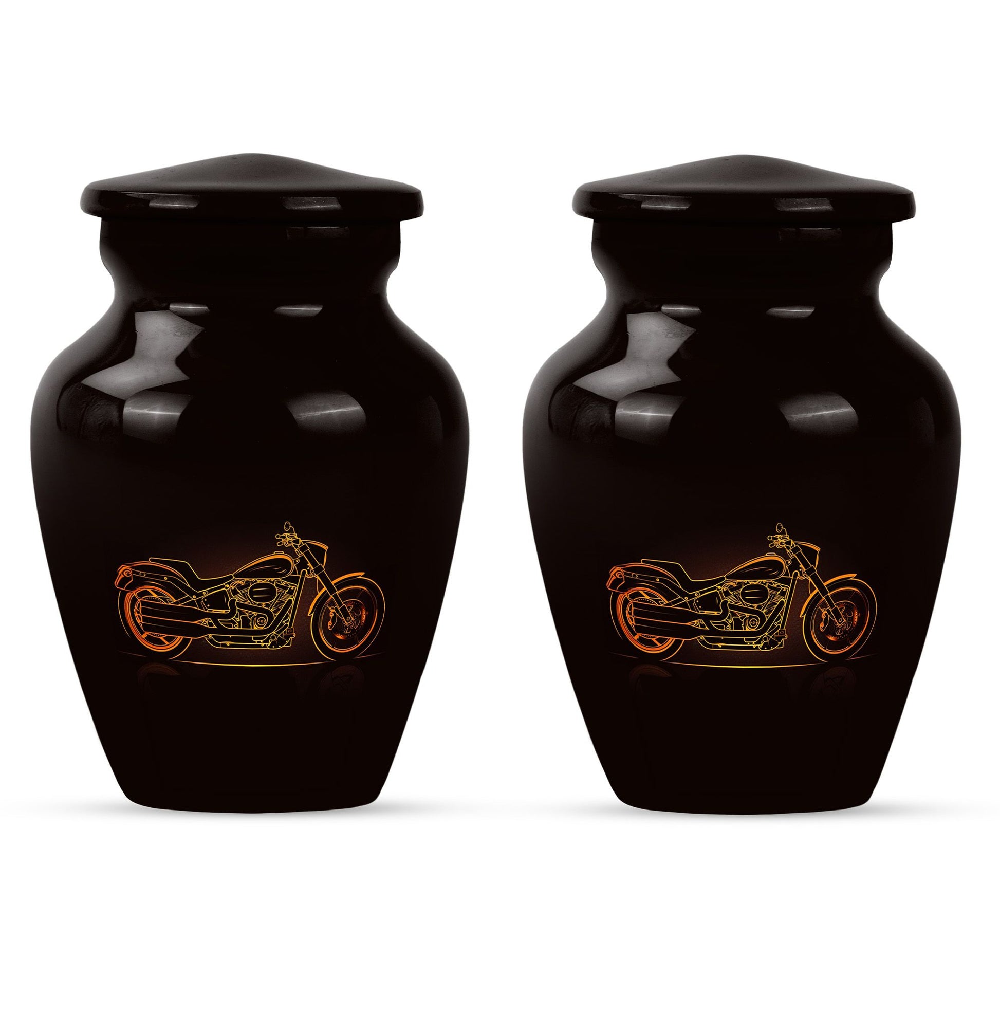 Motorcycle Theme 3 Inch Keepsake Pack of 2
