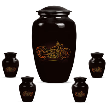 Large Urn With 4 Keepsake Urn