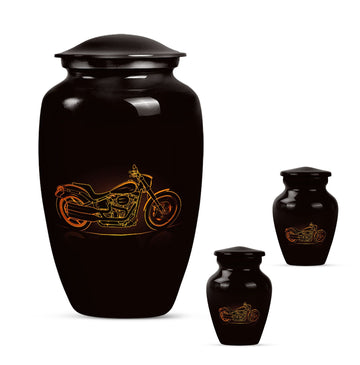 Large Urn With 2 Keepsake Urn