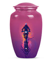 Motorcycle Theme Large Urn 10 Inch
