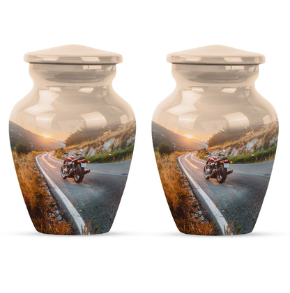 Motorcycle Theme 3 Inch Keepsake Pack of 2