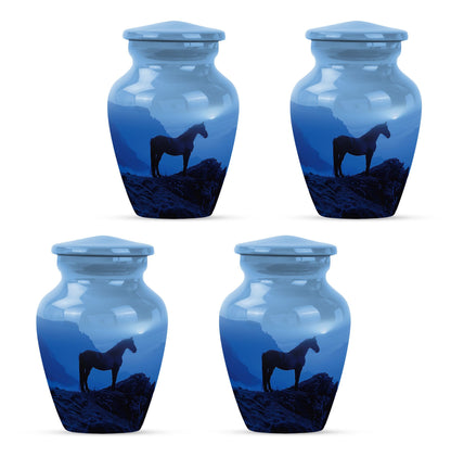 Horse Theme 3 Inch Keepsake Pack of 4