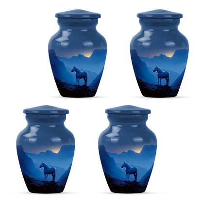 Horse Theme 3 Inch Keepsake Pack of 4