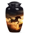 Horse Theme Large Urn 10 Inch
