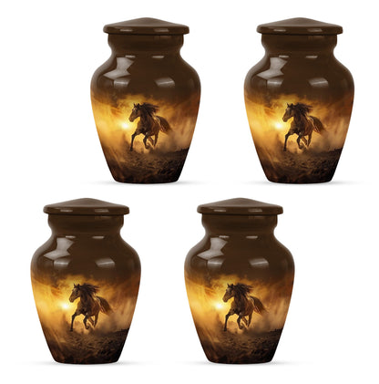 Horse Theme 3 Inch Keepsake Pack of 4