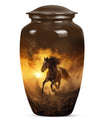 Horse Theme Large Urn 10 Inch