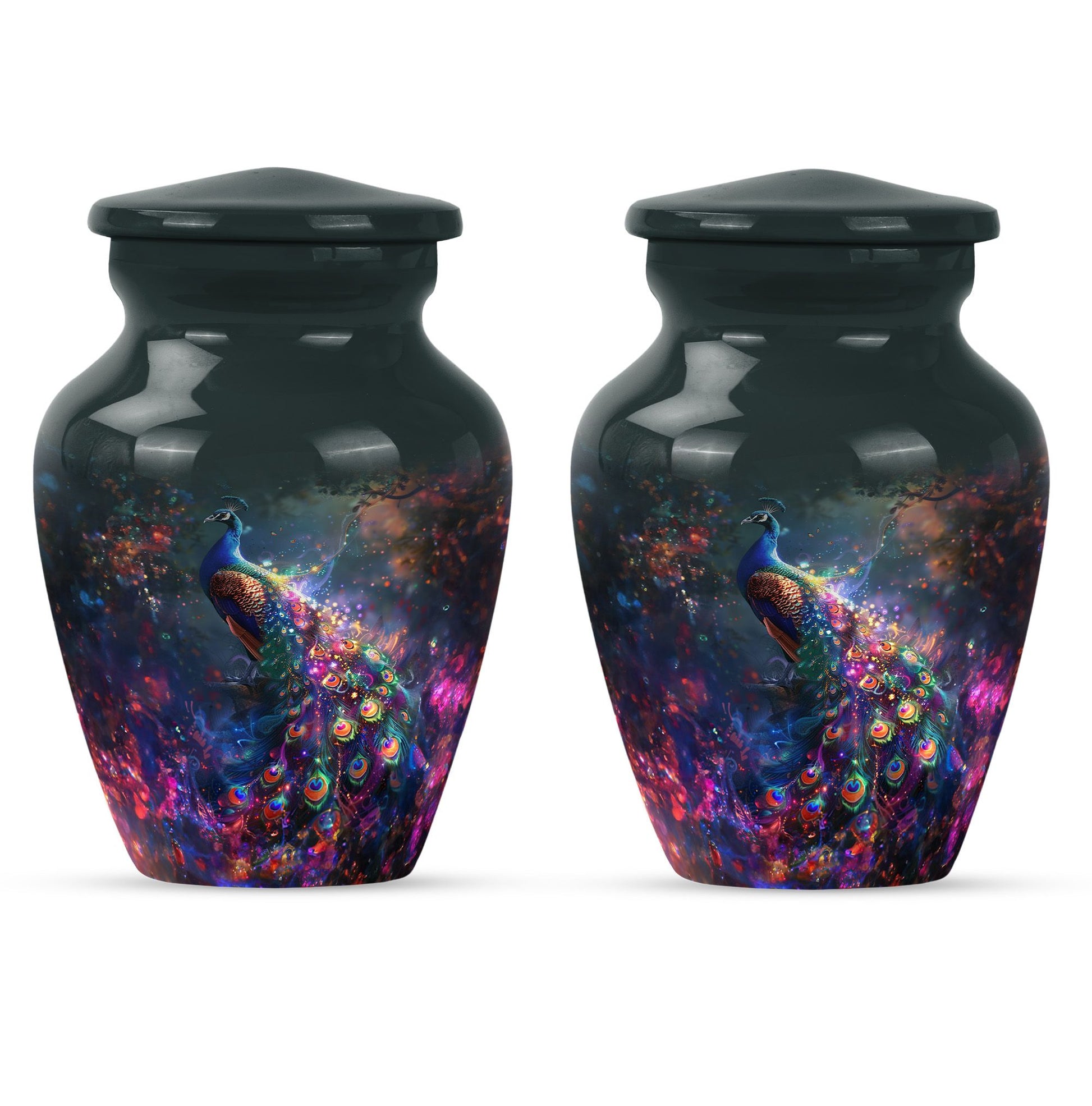 Peacock Theme 3 Inch Keepsake Pack of 2