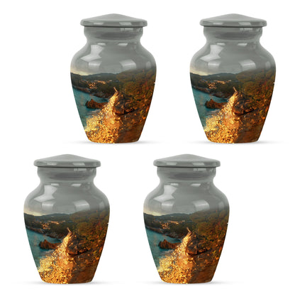 Peacock Theme 3 Inch Keepsake Pack of 4