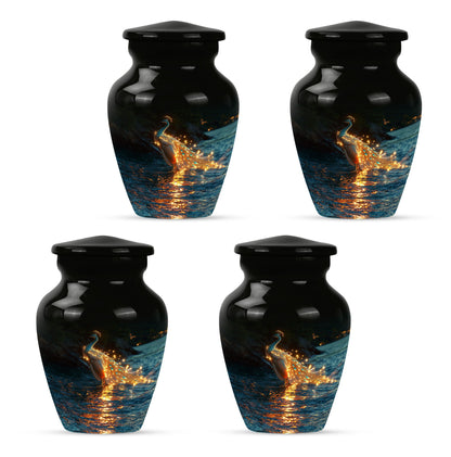 Peacock Theme 3 Inch Keepsake Pack of 4