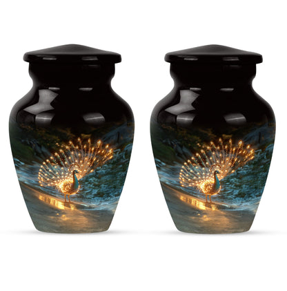 Peacock Theme 3 Inch Keepsake Pack of 2