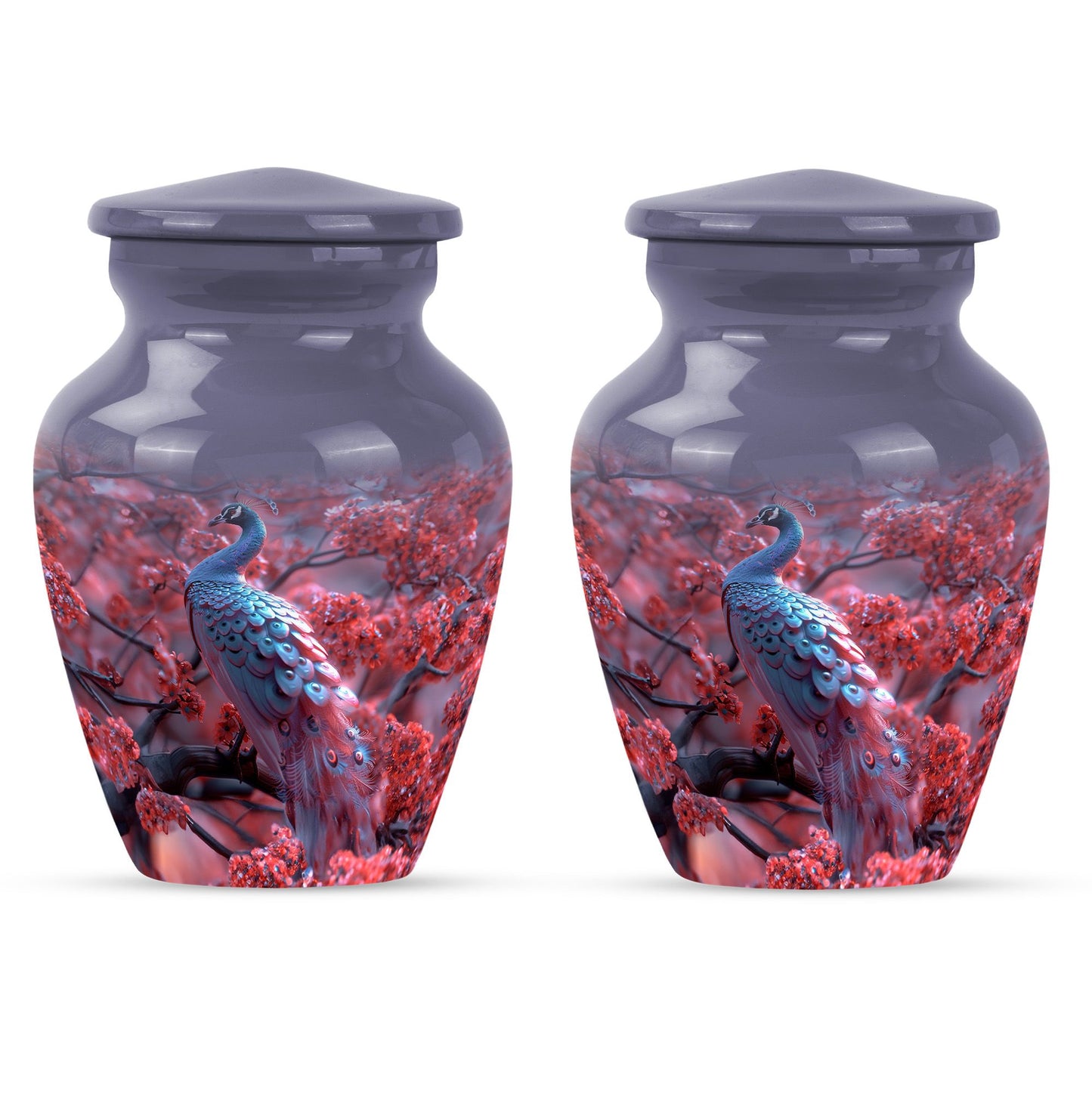 Peacock Theme 3 Inch Keepsake Pack of 2