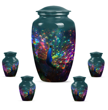 Large Urn With 4 Keepsake Urn