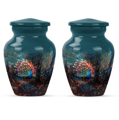 Peacock Theme 3 Inch Keepsake Pack of 2