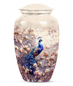 Peacock Theme Large Urn 10 Inch