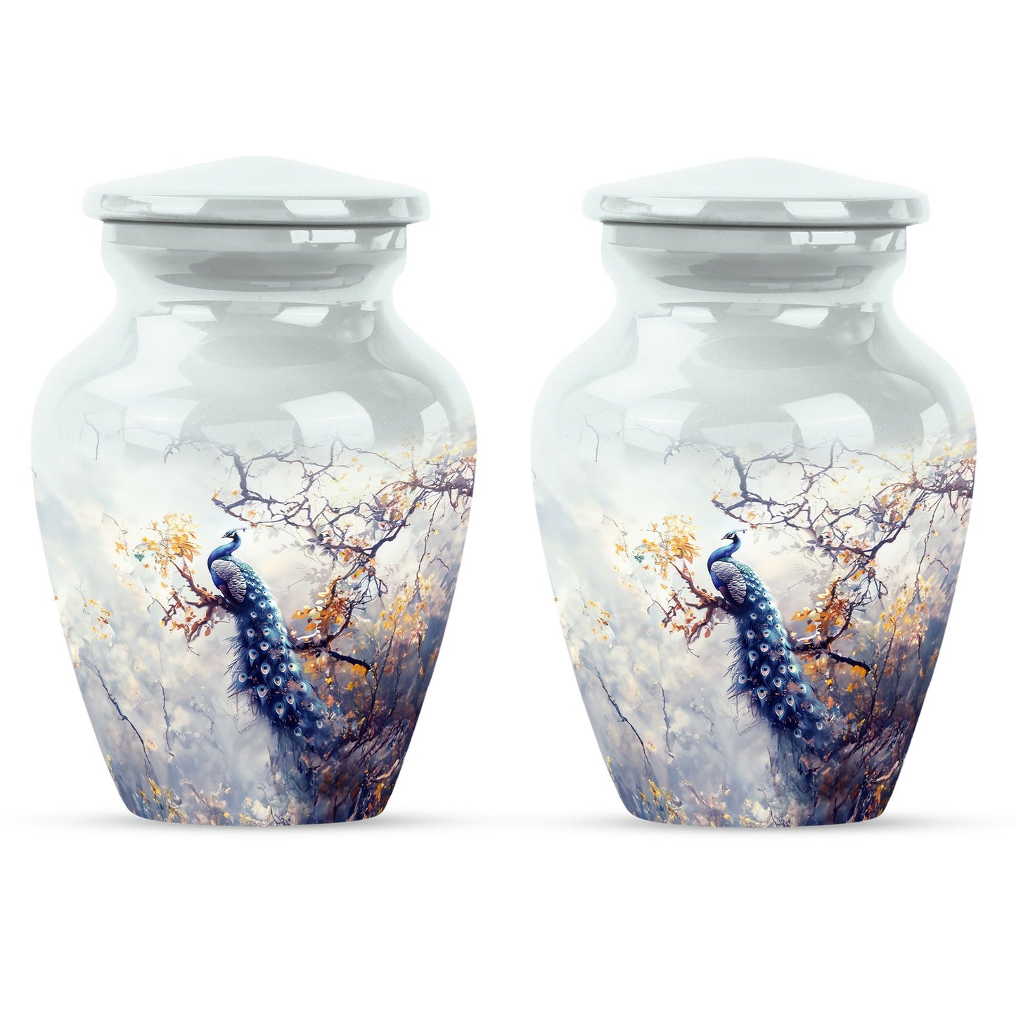 Peacock Theme 3 Inch Keepsake Pack of 2