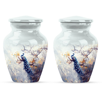 Peacock Theme 3 Inch Keepsake Pack of 2