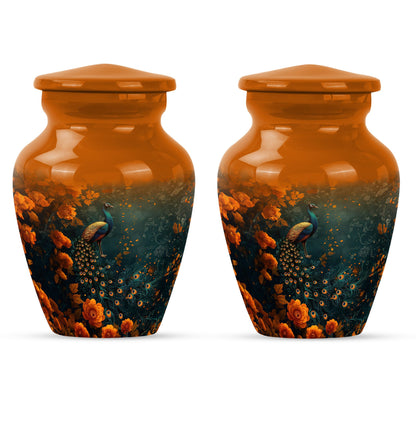 Peacock Theme 3 Inch Keepsake Pack of 2