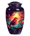 Sparrow Theme Large Urn 10 Inch