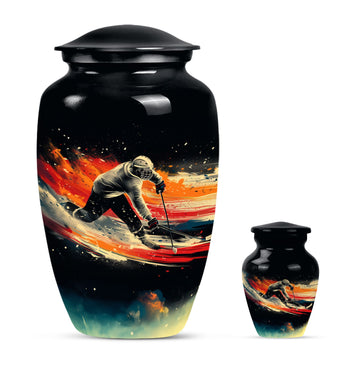 Large Urn With 1 Keepsake Urn