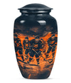 Ice Hockey Theme Large Urn 10 Inch