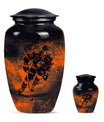 Ice Hockey Theme Large Urn With 1 Keepsake Urn