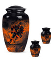 Ice Hockey Theme Large Urn With 2 Keepsake Urn