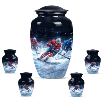 Large Urn With 4 Keepsake Urn