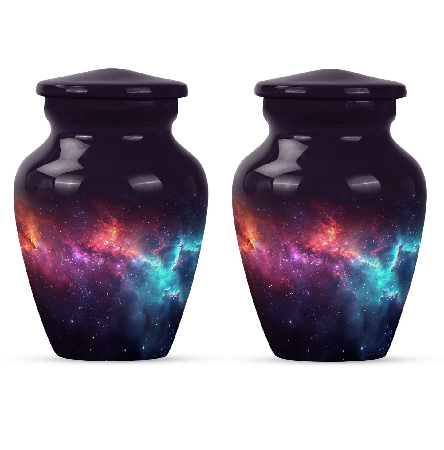 Nebula Galaxy Theme 3 Inch Keepsake Pack of 2