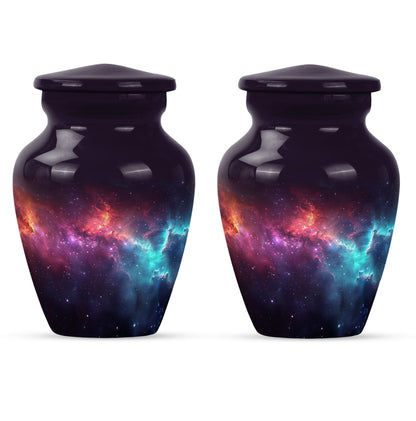 Nebula Galaxy Theme 3 Inch Keepsake Pack of 2