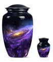 Nebula Galaxy Theme Large Urn With 1 Keepsake Urn
