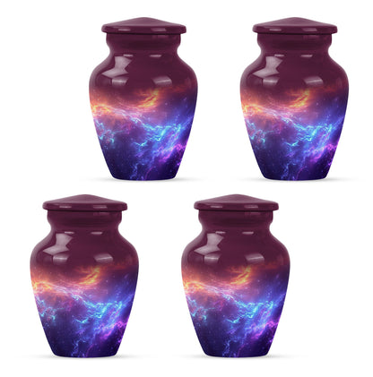 Nebula Galaxy Theme 3 Inch Keepsake Pack of 4